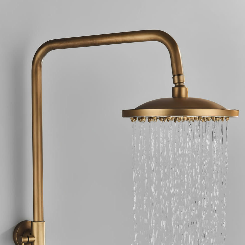 Duschmischer mit Ablage, Bronze