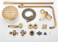 Duschmischer mit Ablage, Bronze