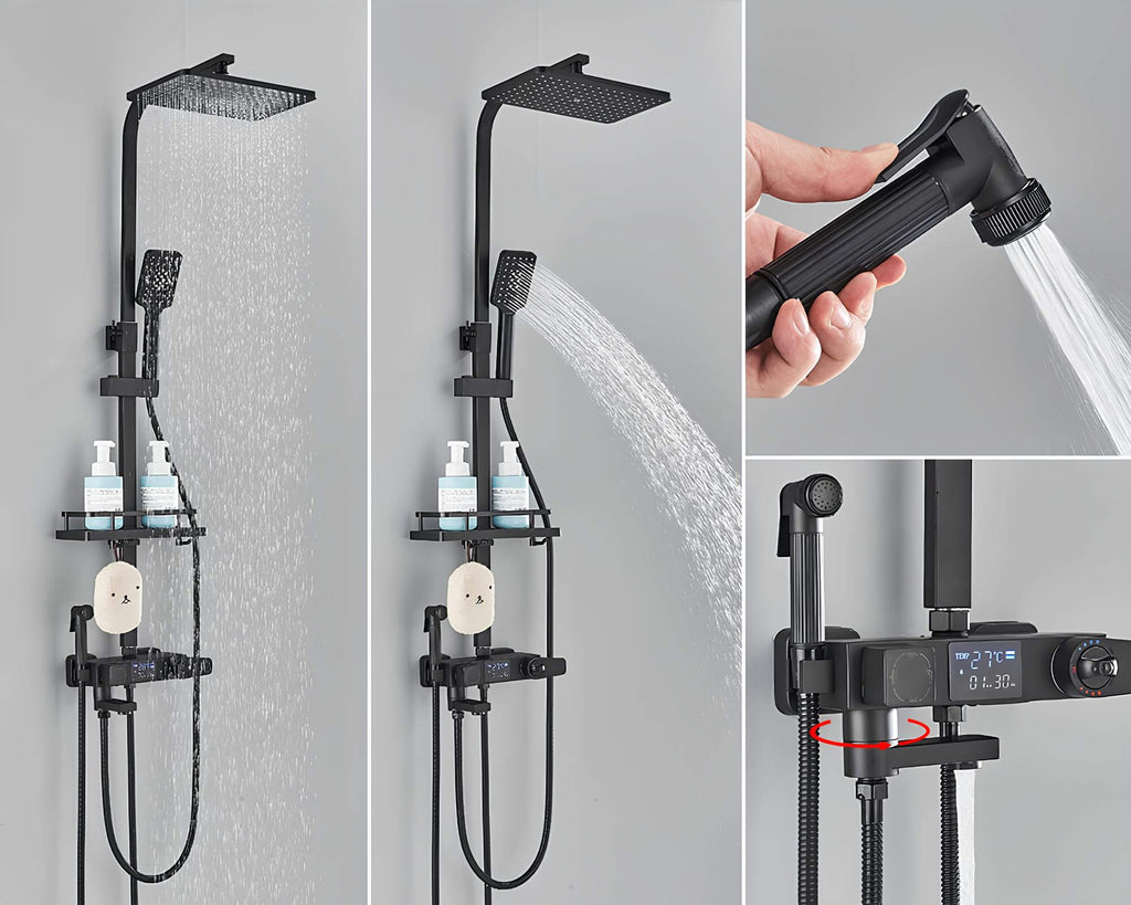 Digitaler Duschmischer, 4 Funktionen