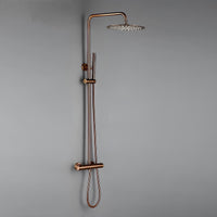 Polierter Wand-Thermostat-Duschmischer, Messing