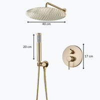 Unterputz-Duschmischer, Gold