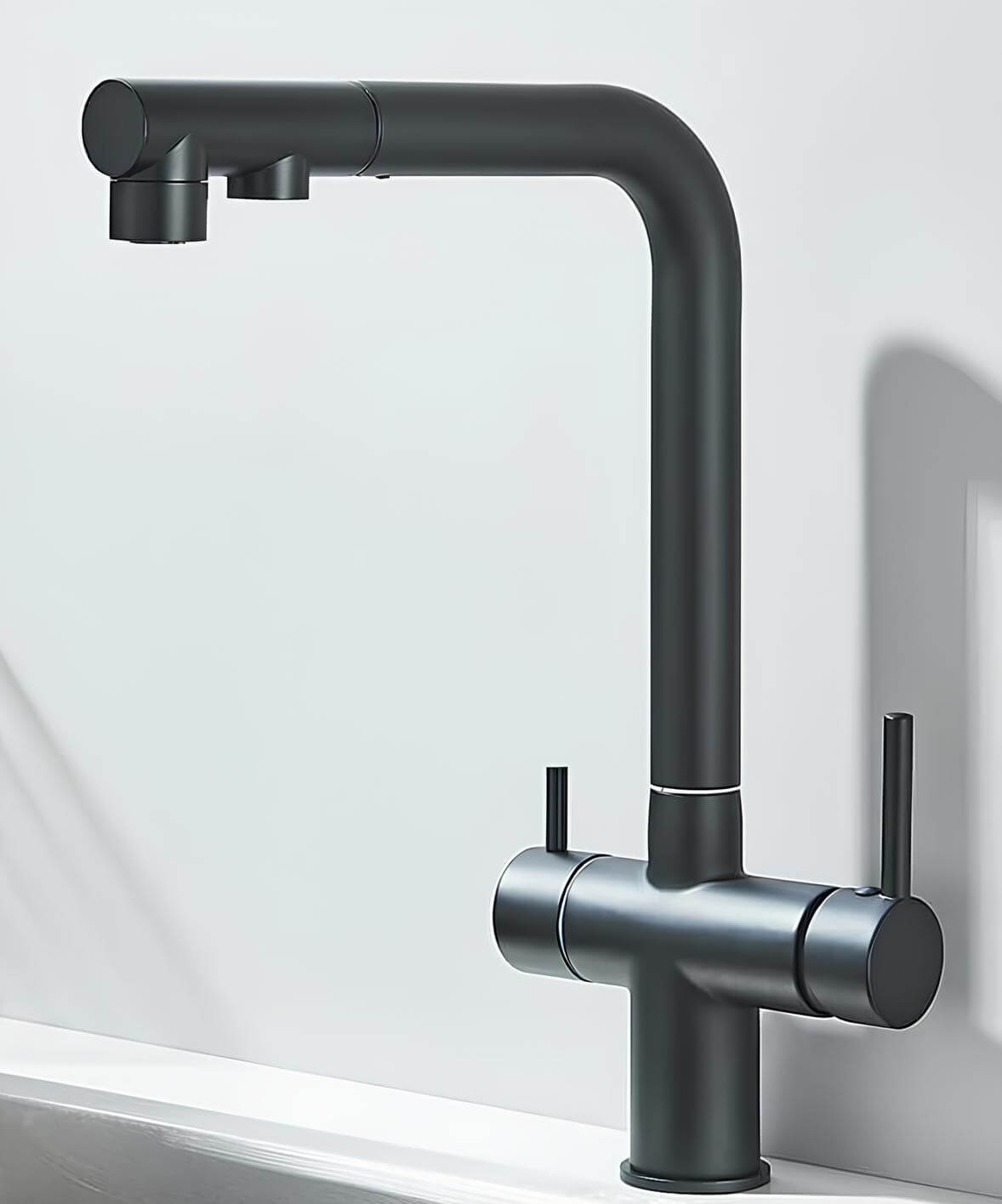 3-in-1 Filterhahn mit Brause