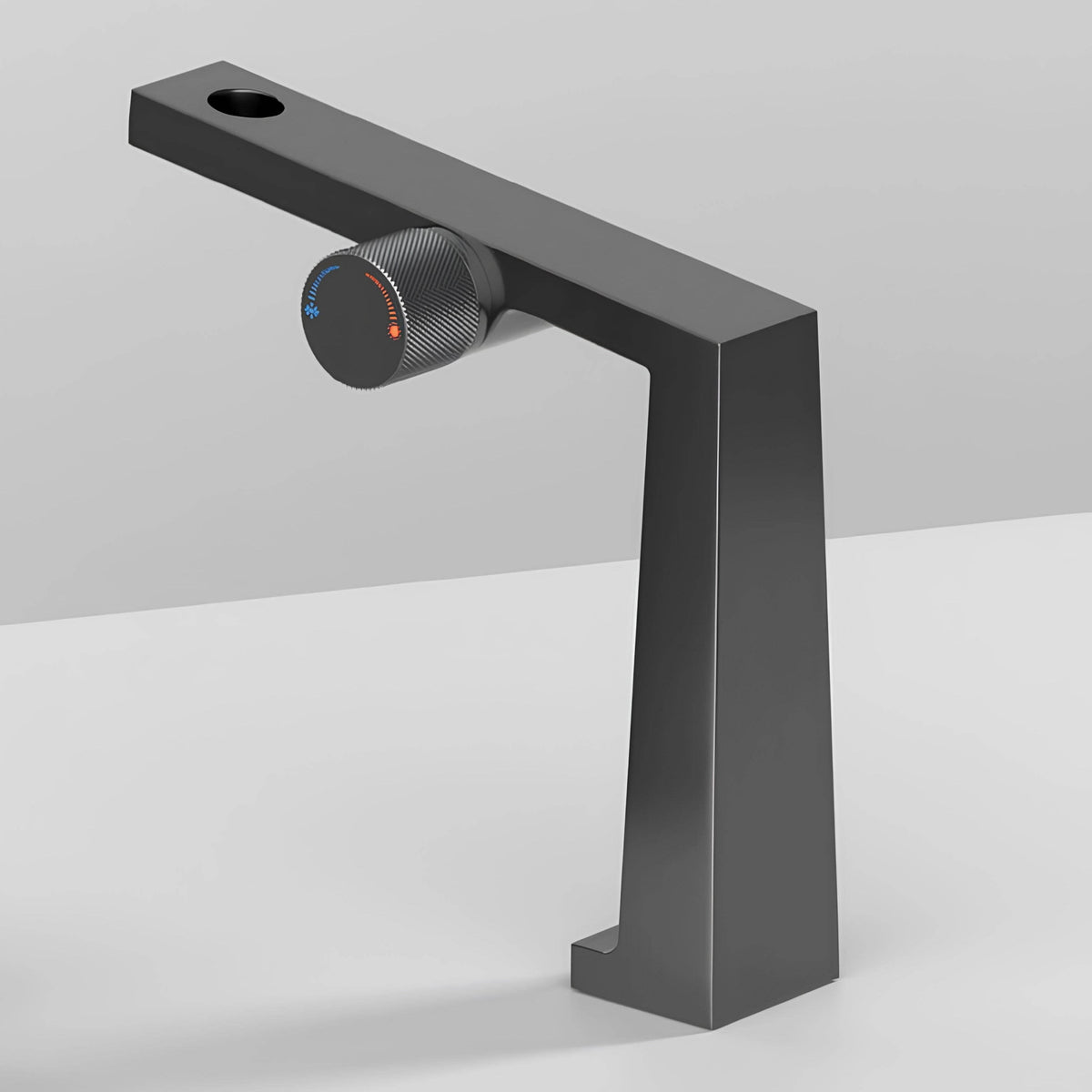 Gebürsteter Messingmischer, Zeitgenössisches Einloch-Design