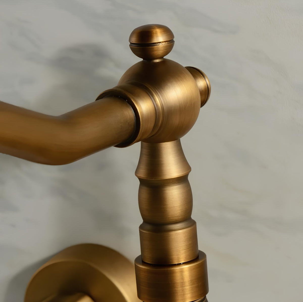 Retro Wand-Spülenhahn, Bronze