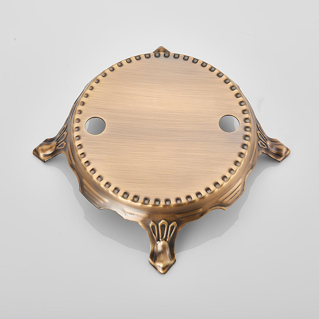 Freistehende Retro-Badewannenarmatur, Antikbronze
