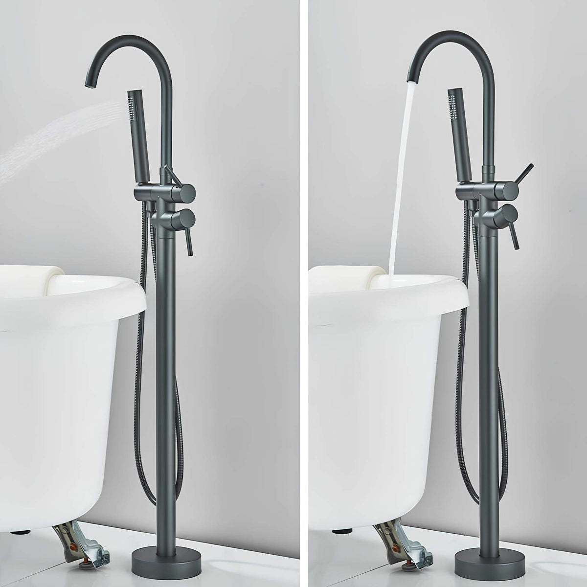 Freistehende Badewannenhahn-Säule, Zeitgenössisches Design