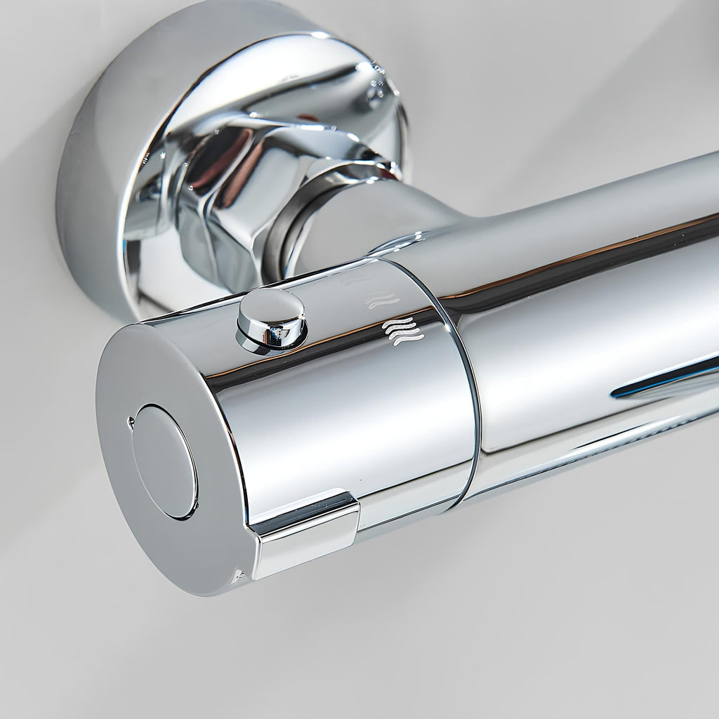 Thermostatmischer, Messing Poliert