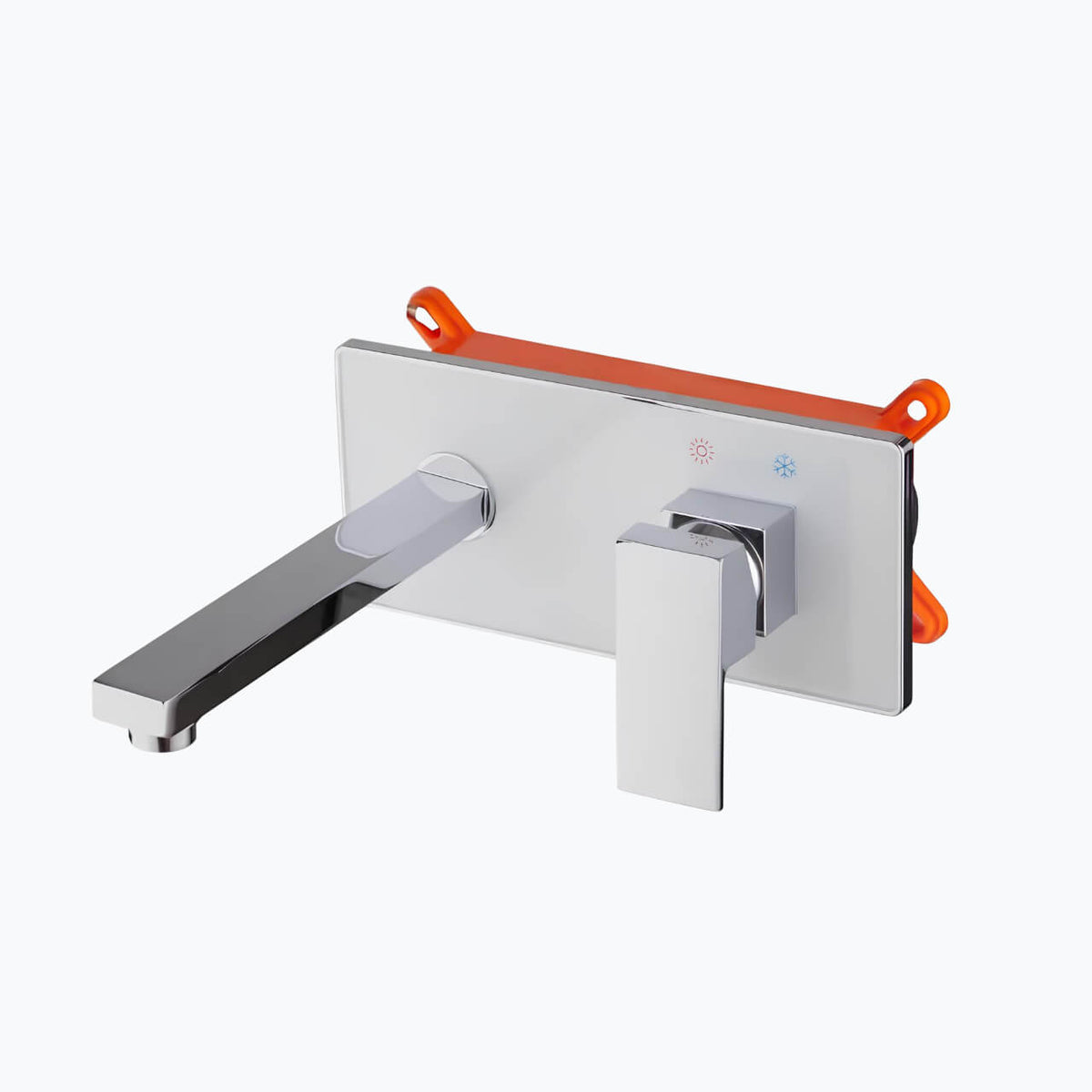 Minimalistische Wandarmatur