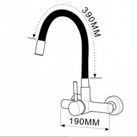 Küchenmischer, Klappbarer Hals