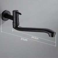 Wand-Einhebelarmatur, Messing