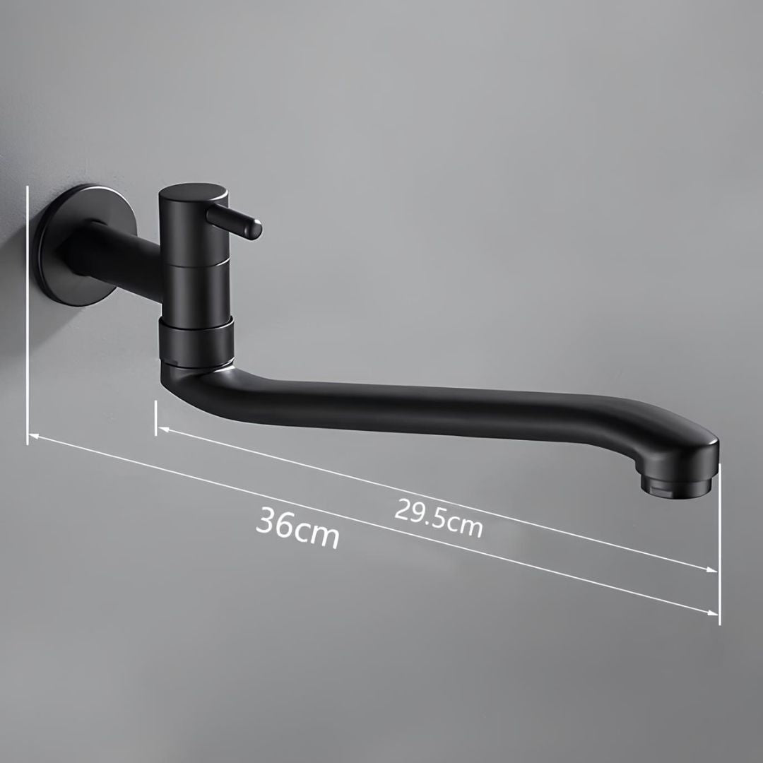 Wand-Einhebelarmatur, Messing
