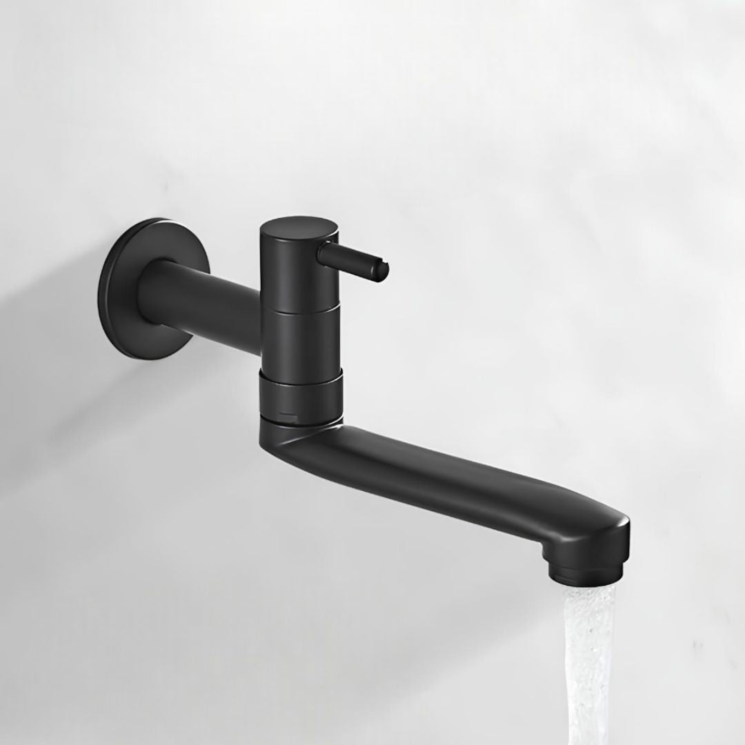 Wand-Einhebelarmatur, Messing