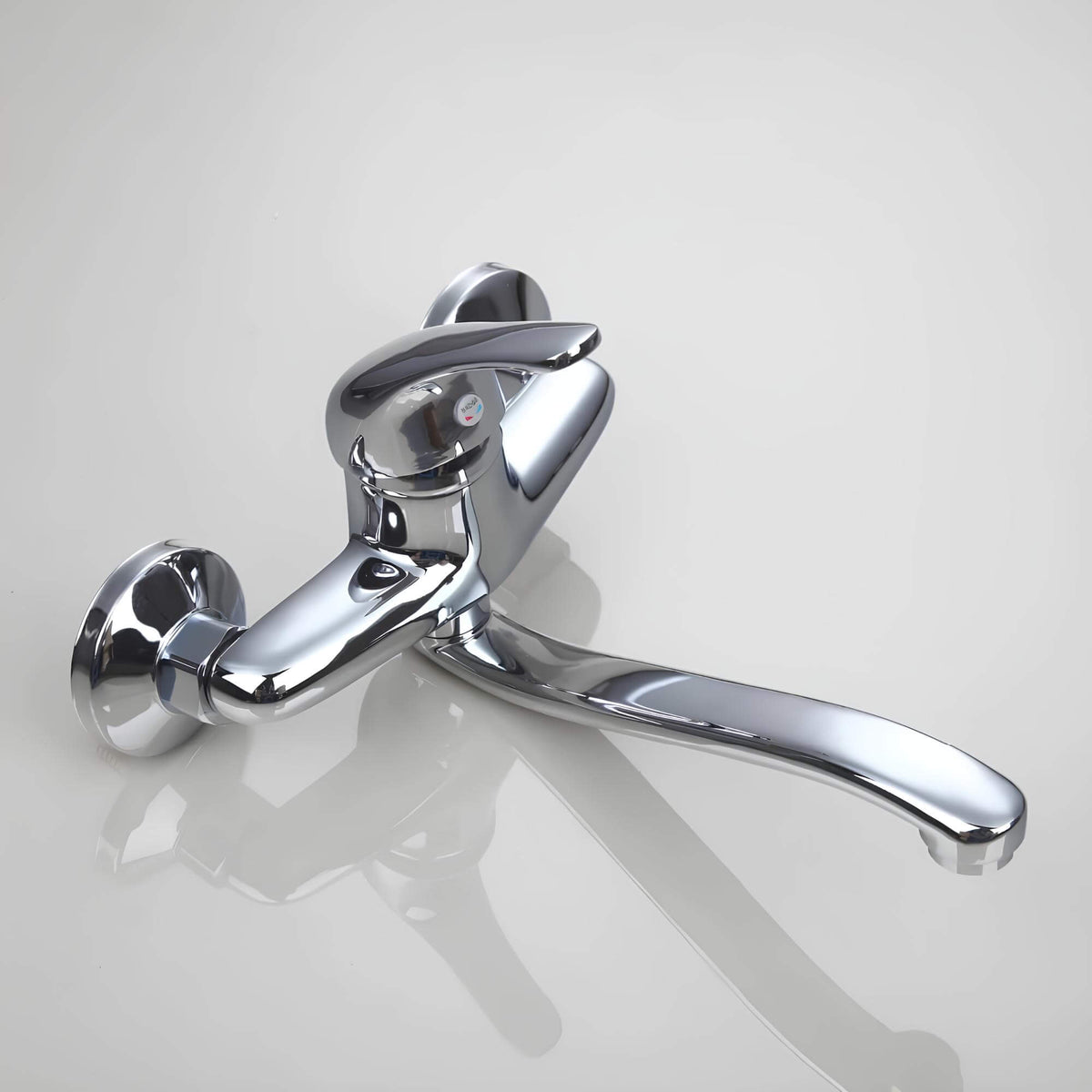 Wand-Einhebel-Badewannenarmatur, Chrom