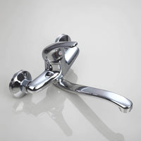 Wand-Einhebel-Badewannenarmatur, Chrom