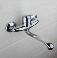 Wand-Einhebel-Badewannenarmatur, Chrom