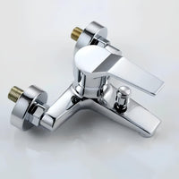 Druckknopf-Wandmischer, Chrom