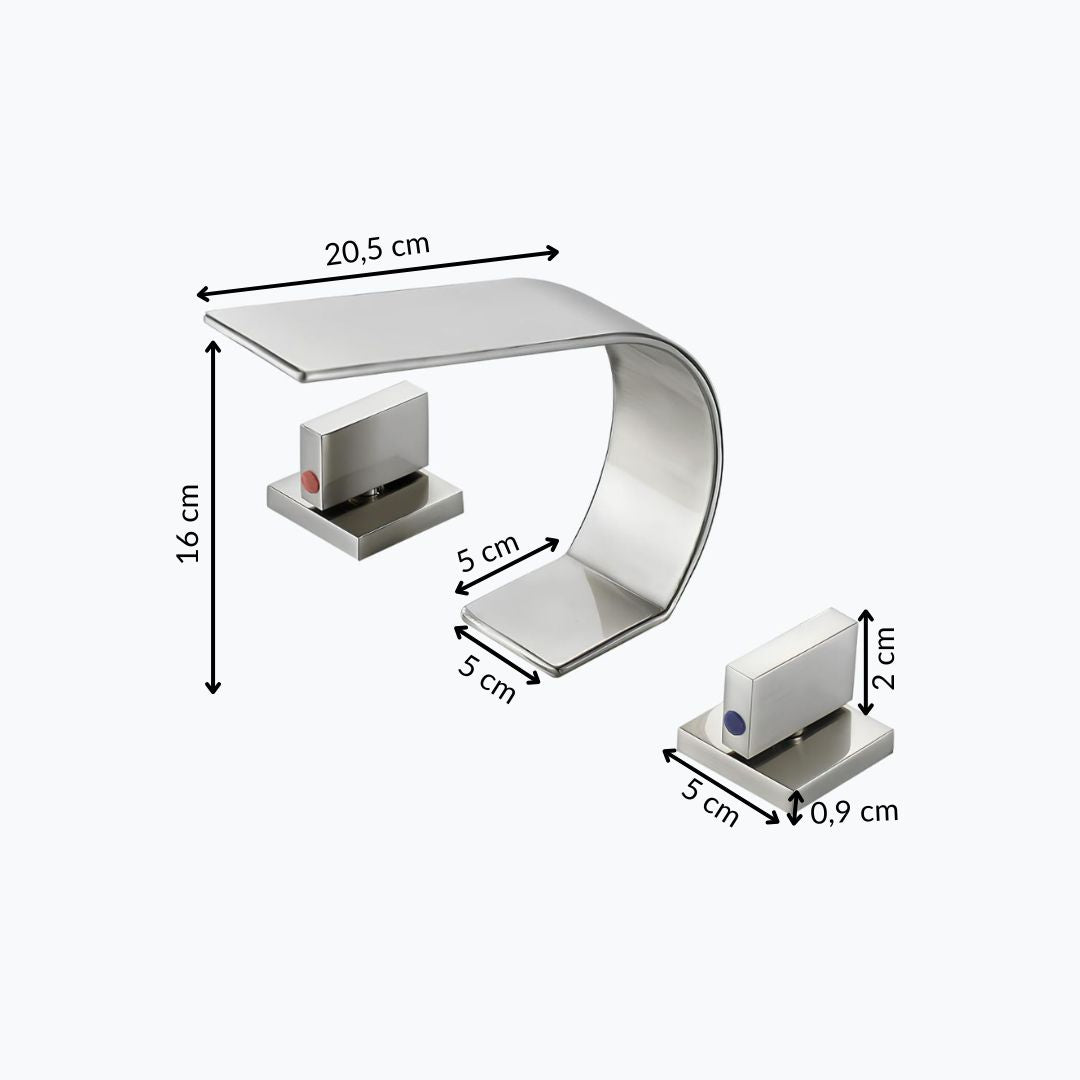 Minimalistischer Kaskadenhahn