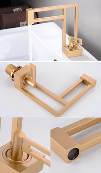 Kaskadenhahn, Designer-Messing