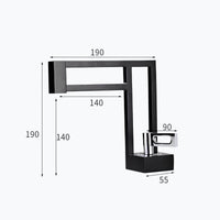 Kaskadenhahn, Designer-Messing