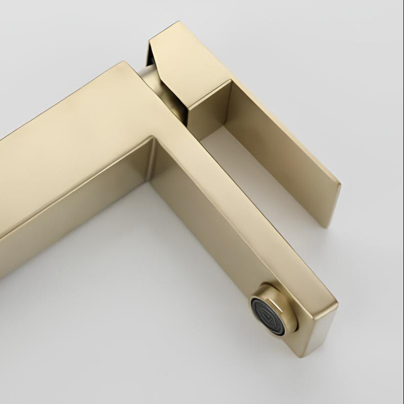 Edelstahlmischer, Gebürstetes Gold