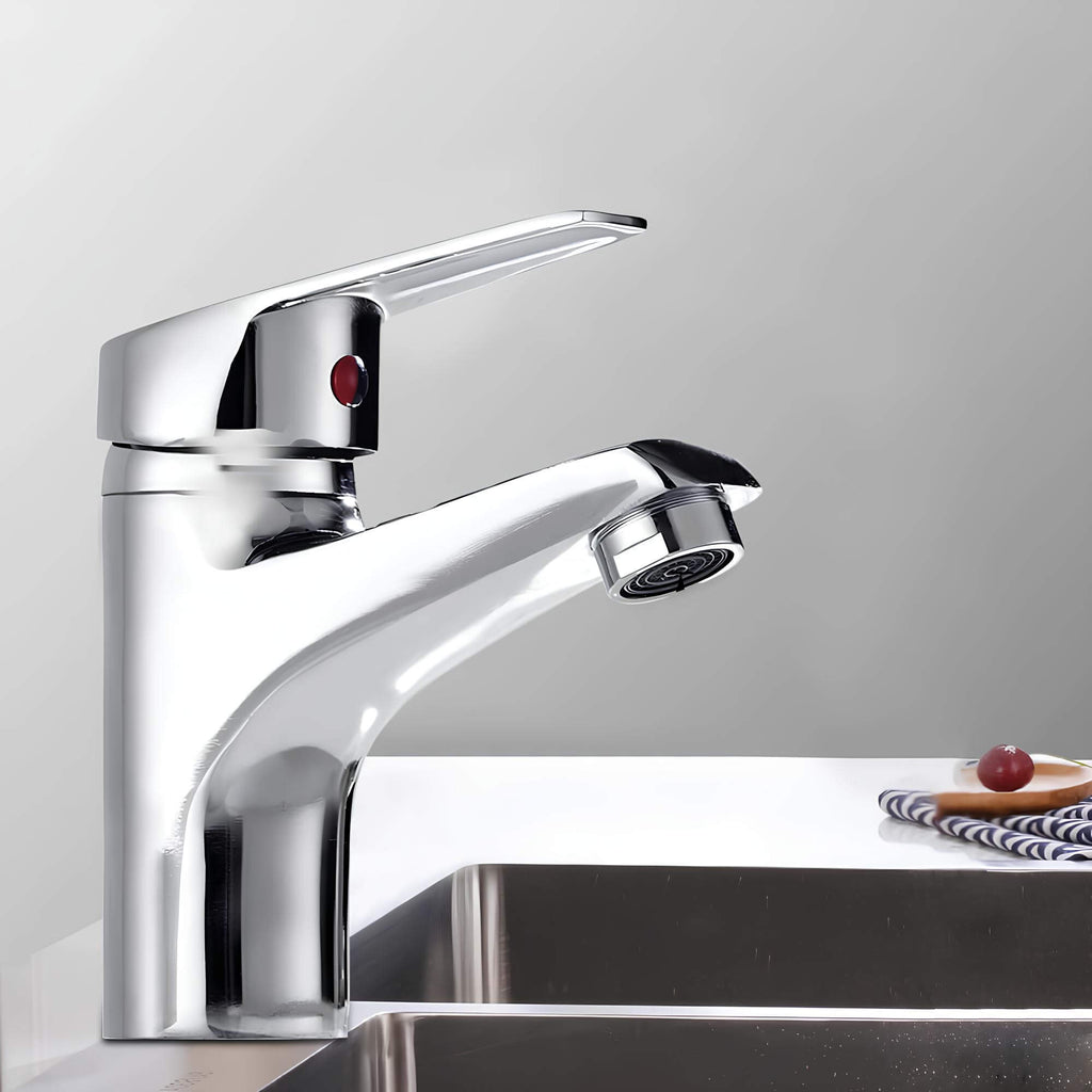 Einloch-Waschbeckenmischer, Chrom