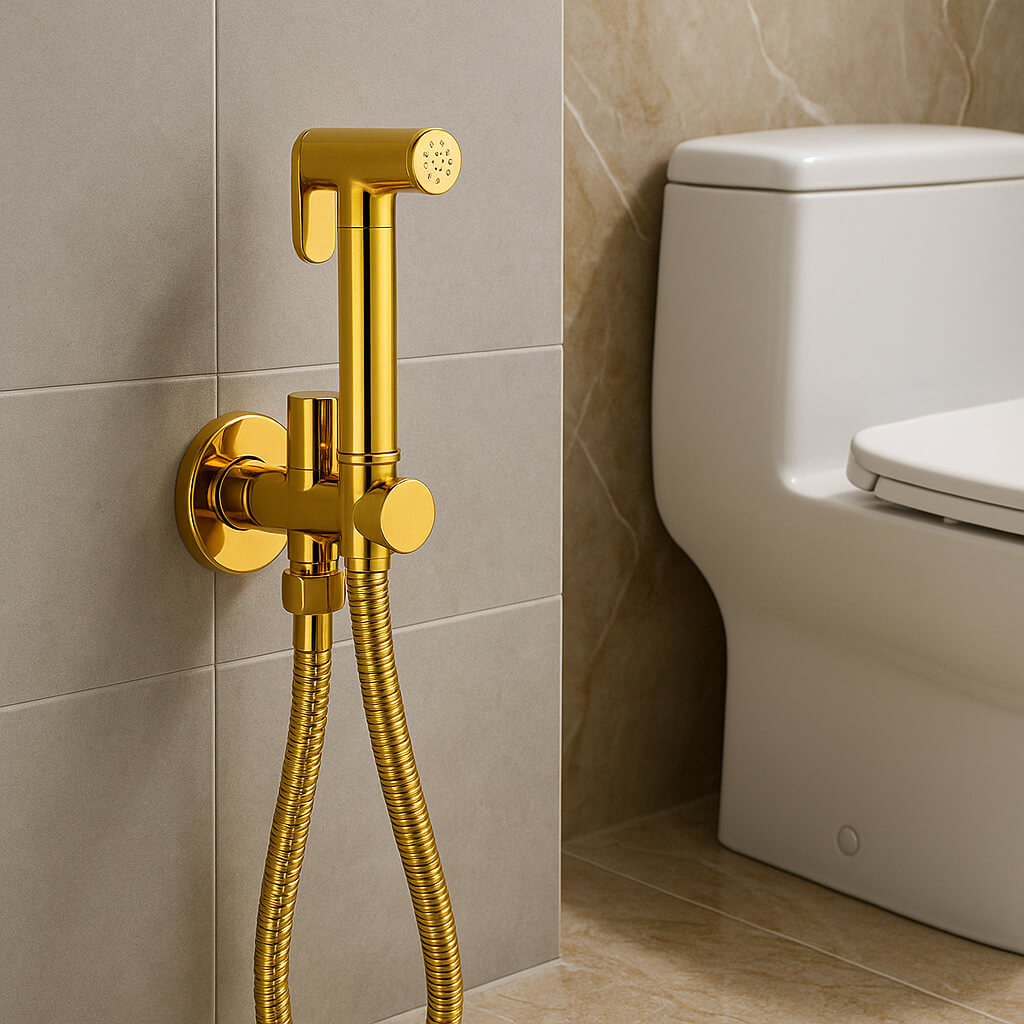 Wandmontierte Bidetbrause, Schlankes Design