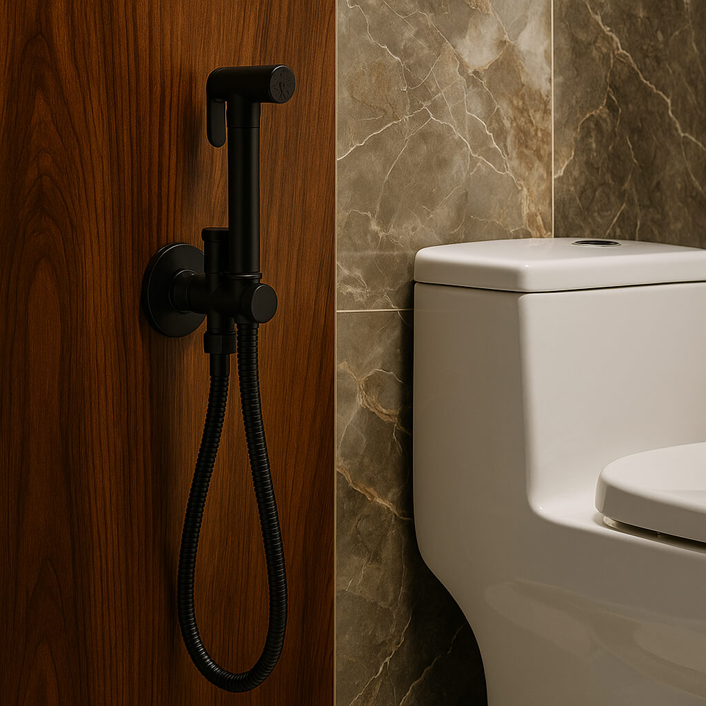 Wandmontierte Bidetbrause, Schlankes Design