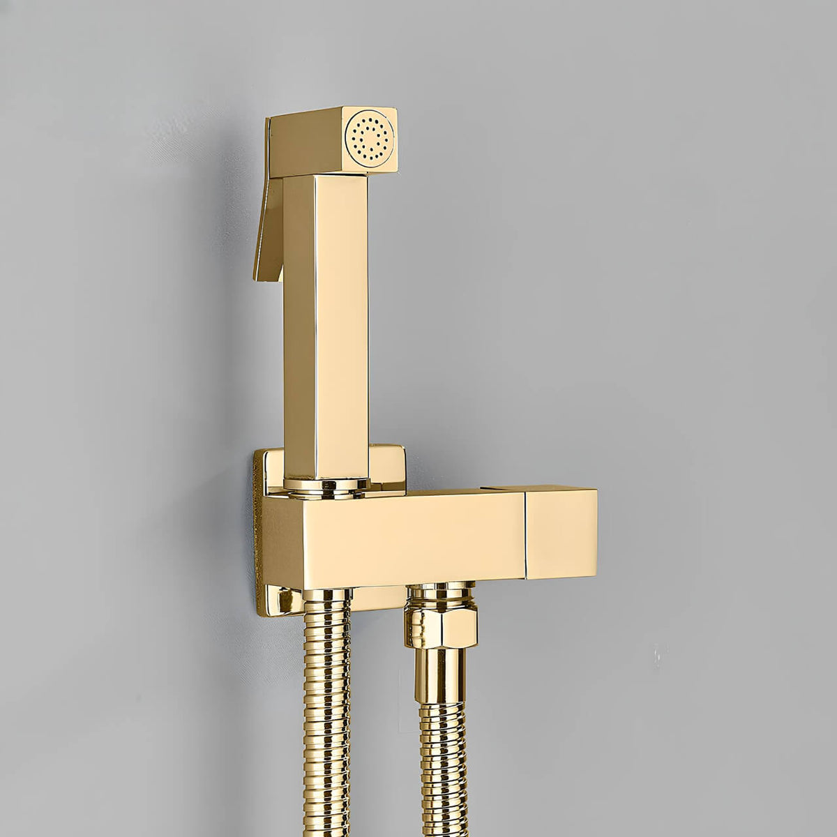 Edelstahl-Chrom-Wandbidetbrause